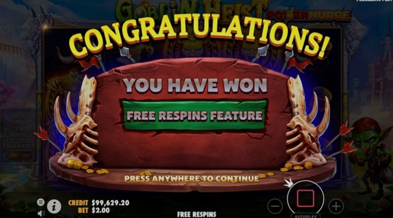 Играть Goblin Heist Powernudge от Pragmatic в казино 1Win