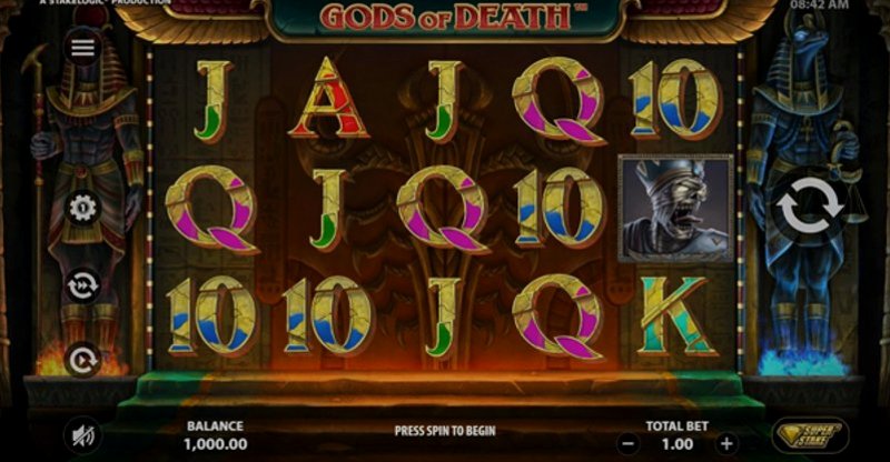 Играть Gods of Death от Stakelogic в казино 1Win