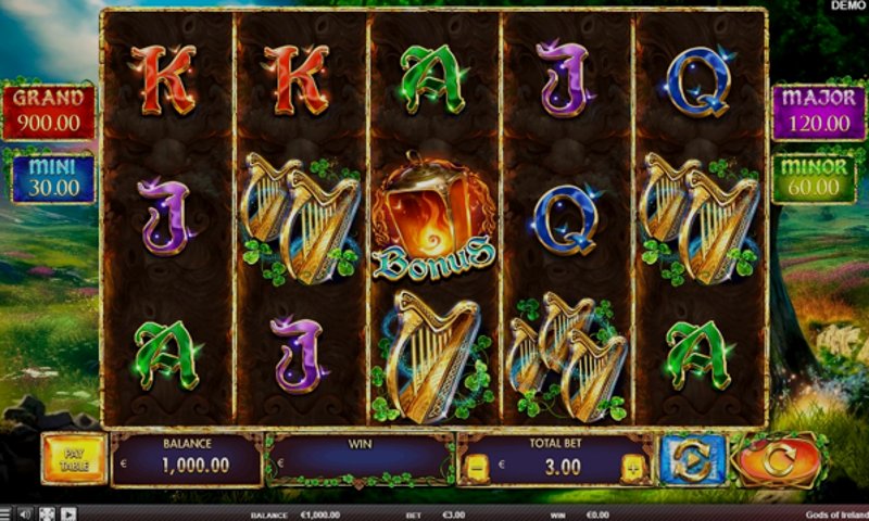 Играть Gods of Ireland от Red Rake в казино 1Win