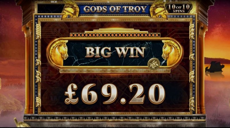 Играть Gods Of Troy от Red Tiger в казино 1Win
