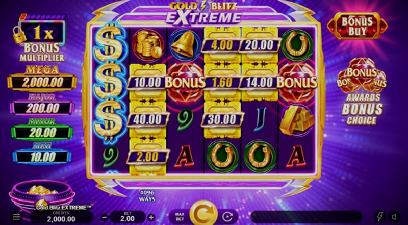 Играть Gold Blitz Extreme от Microgaming в казино 1Win