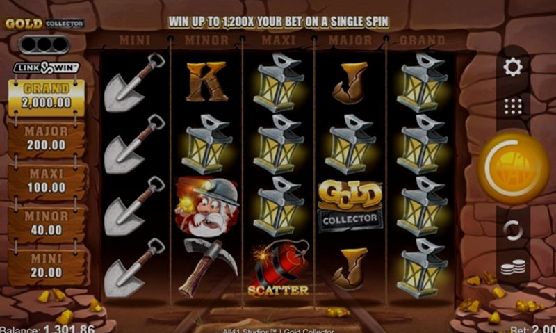 Играть Gold Collector от Microgaming в казино 1Win