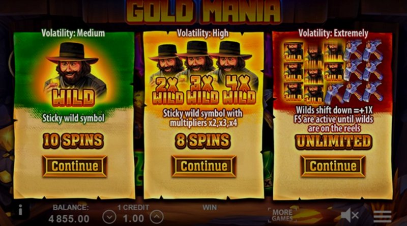 Играть Gold Mania от Gamzix в казино 1Win