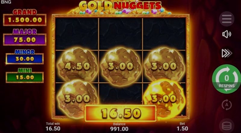 Gold Nuggets 3 Oaks Gaming в казино 1Win (1Вин) Gold Nuggets 3 Oaks Gaming в казино 1Win (1Вин)