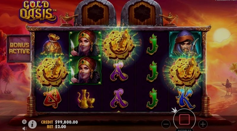 Играть Gold Oasis от Pragmatic в казино 1Win