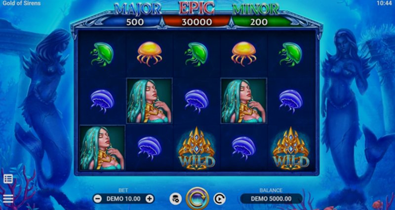 Играть Gold Of Sirens от Evoplay в казино 1Win