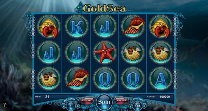 Играть Gold Sea от Thunderspin в казино 1Win