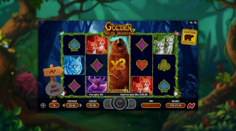 Играть Golden Bear Mountain от Netgaming в казино 1Win