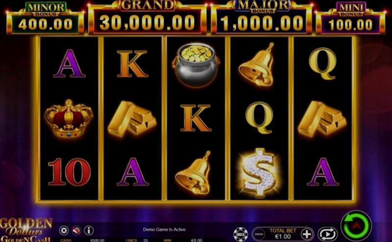 Играть Golden Dollars от Ainsworthgame в казино 1Win