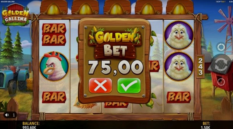 Играть Golden Gallina от Isoftbet в казино 1Win