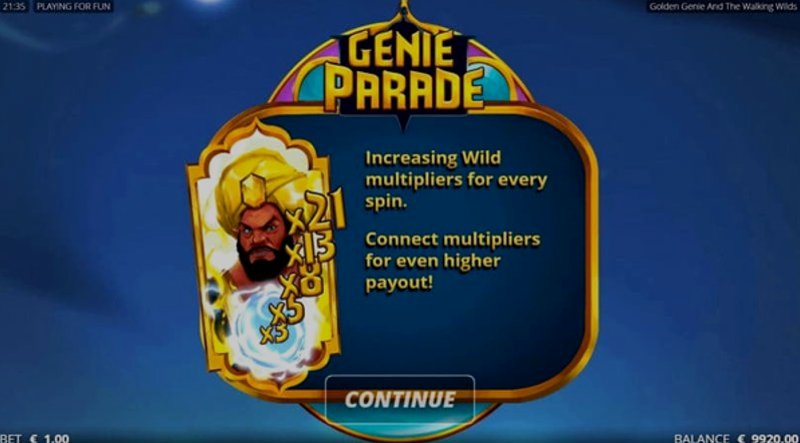 Играть Golden Genie от Swintt в казино 1Win