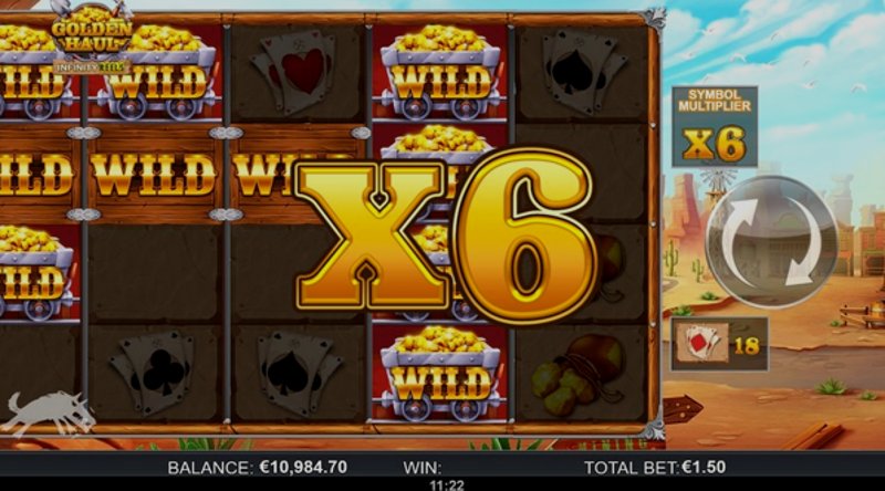 Играть Golden Haul Infinity Reels от Yggdrasil в казино 1Win