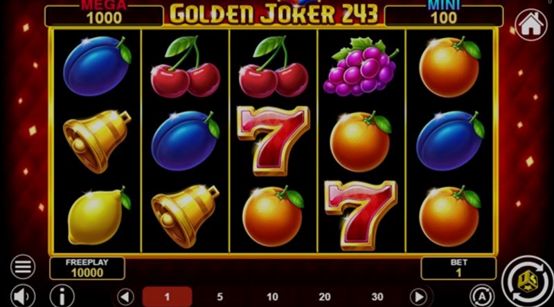 Играть Golden Joker 243 от 1spin4win в казино 1Win