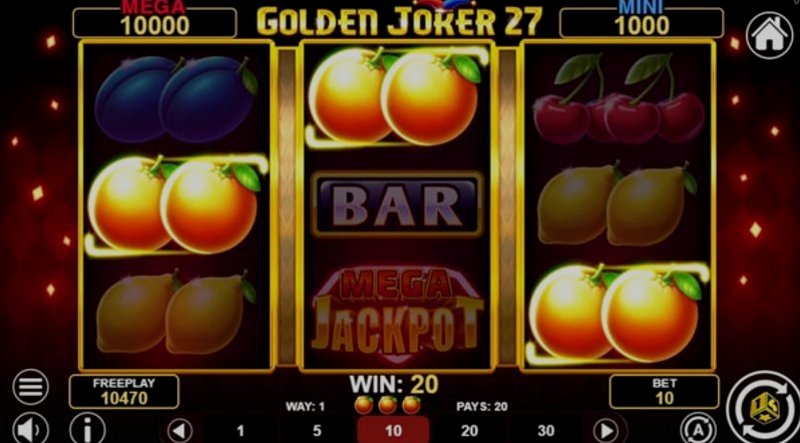 Играть Golden Joker 27 от 1spin4win в казино 1Win