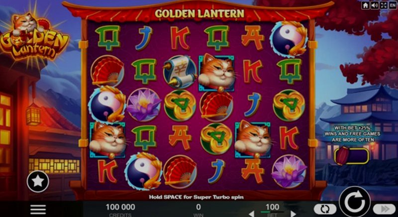 Играть Golden Lantern от Belatra в казино 1Win