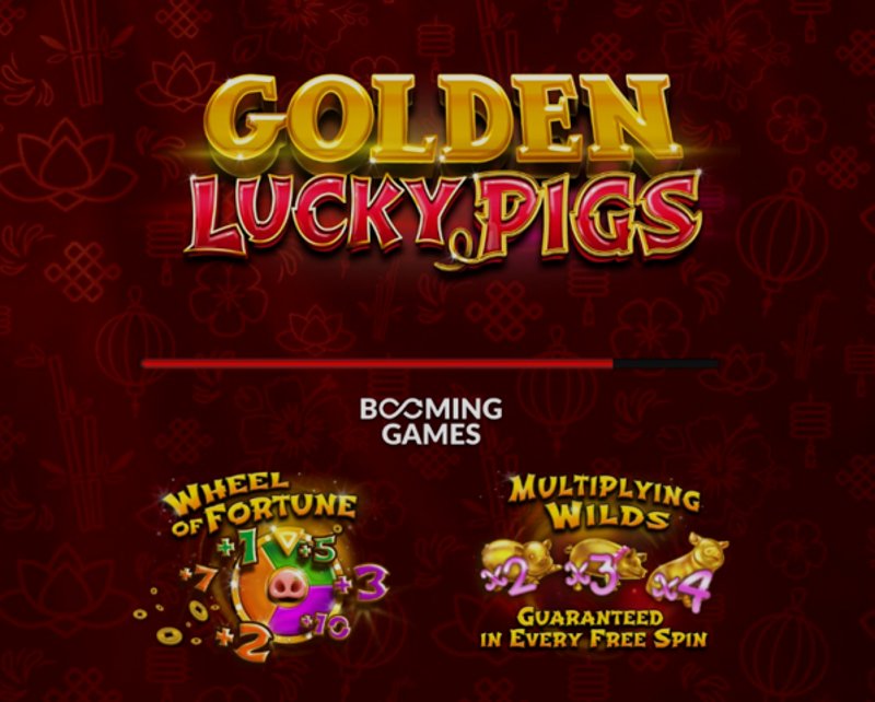 Играть Golden Lucky Pigs от Booming в казино 1Win