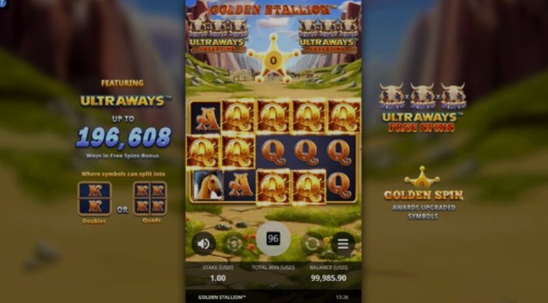 Играть Golden Stallion от Games Global в казино 1Win