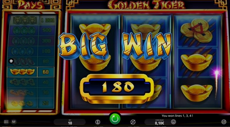 Играть Golden Tiger от Isoftbet в казино 1Win