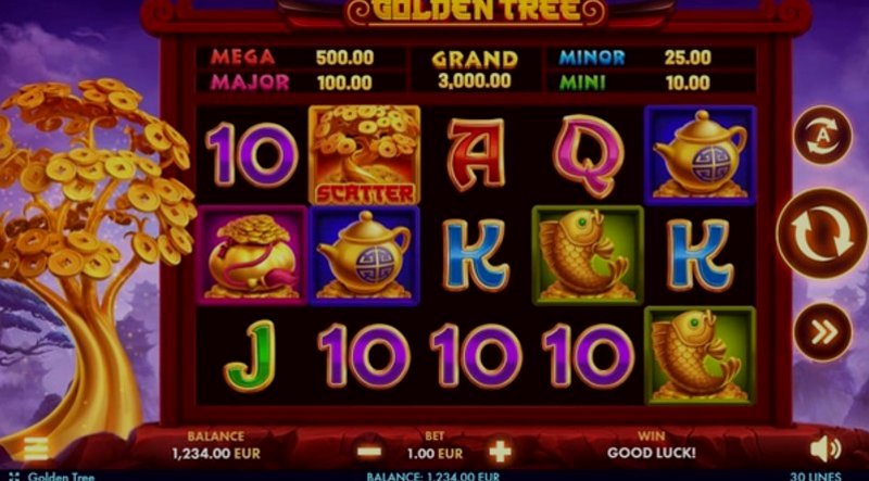Играть Golden Tree от Netgame в казино 1Win
