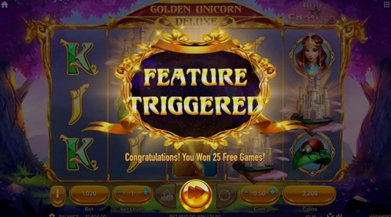 Играть Golden Unicorn от Habanero в казино 1Win