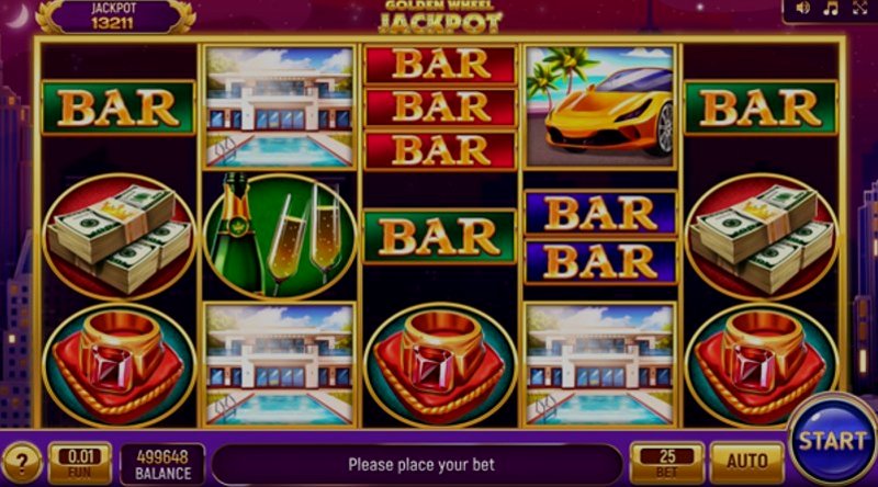 Играть Golden Wheel от Golden Hero в казино 1Win