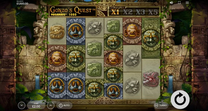 Играть Gonzos Quest Megaways от Redtiger в казино 1Win
