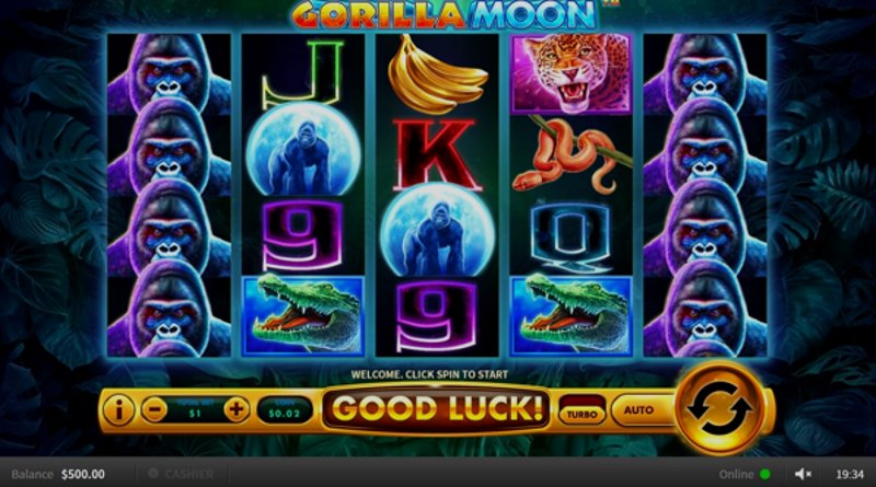 Играть Gorilla Moon от Skywind в казино 1Win