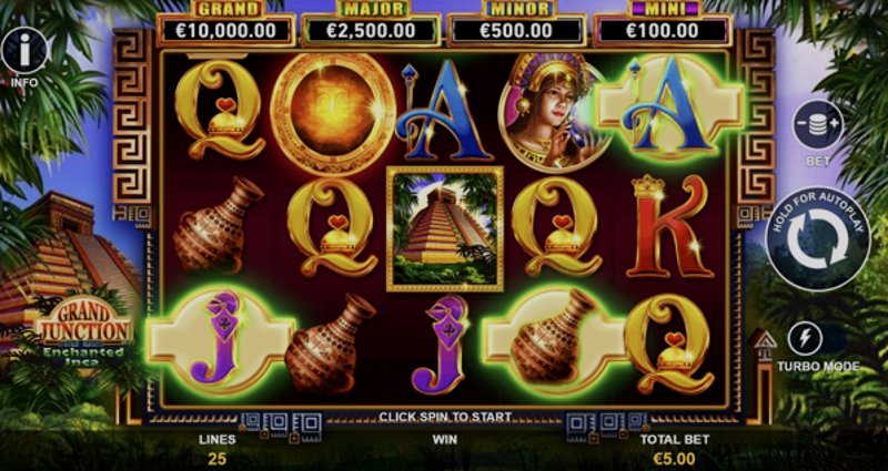Играть Grand Junction: Enchanted Inca от Playtech в казино 1Win