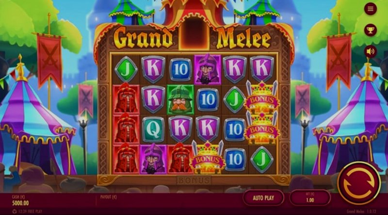 Играть Grand Melee от Thunderkick в казино 1Win
