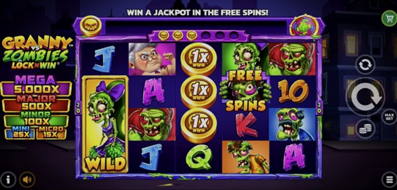 Играть Granny Vs Zombies от Microgaming в казино 1Win