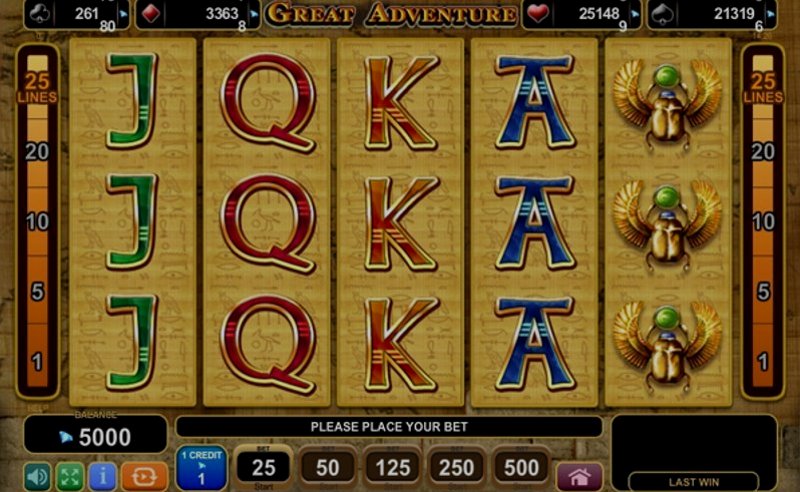 Играть Great Adventure от Amusnet Interactive в казино 1Win