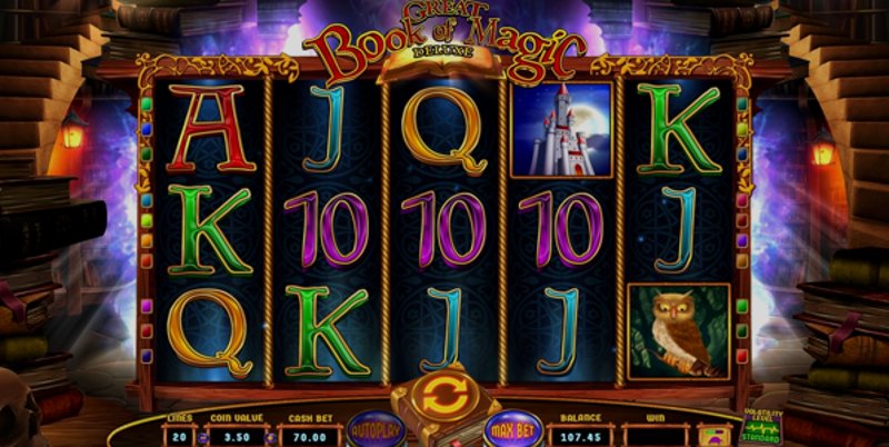 Играть Great Book of Magic Deluxe от Wazdan в казино 1Win