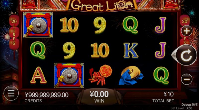 Играть Great Lion от Cq9 в казино 1Win