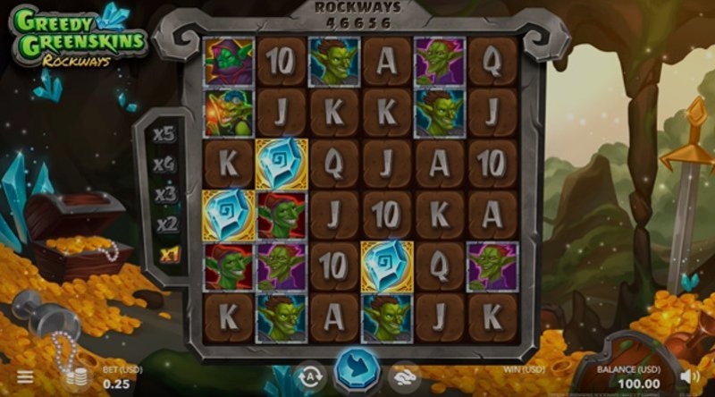 Играть Greedy Greenskins Rockways от Mascot Gaming в казино 1Win