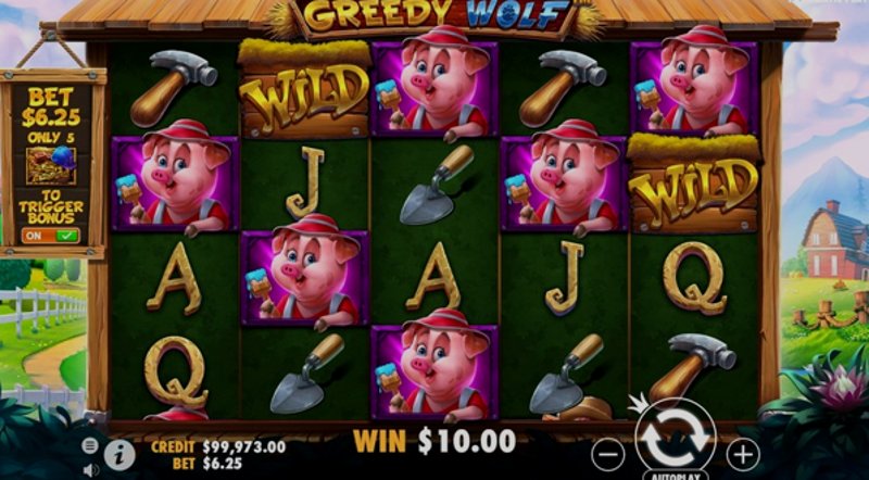 Играть Greedy Wolf от Pragmatic в казино 1Win