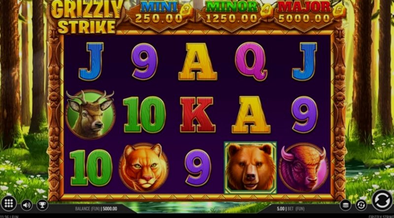 Играть Grizzly Strike от Iron Dog Studios в казино 1Win