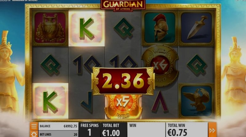 Играть Guardian Of Athens от Quickspin в казино 1Win