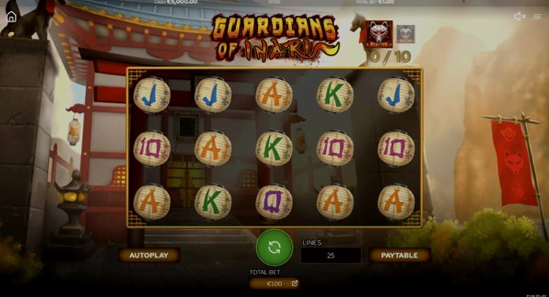 Играть Guardians of Inari от Bluehorn в казино 1Win