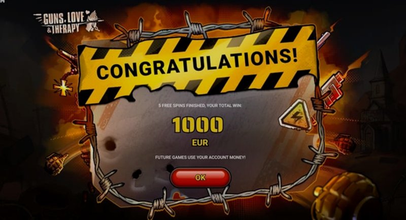 Играть Guns, Love & Therapy от Truelab в казино 1Win