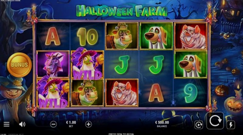 Играть Halloween от Amusnet Interactive в казино 1Win