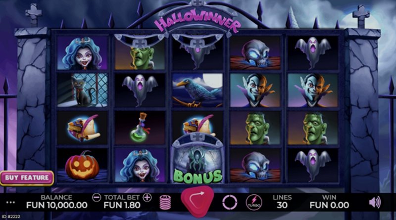 Играть Hallowinner от Caleta в казино 1Win