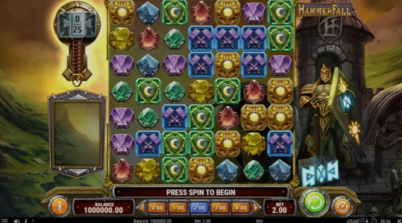 Играть HammerFall от Playn Go в казино 1Win