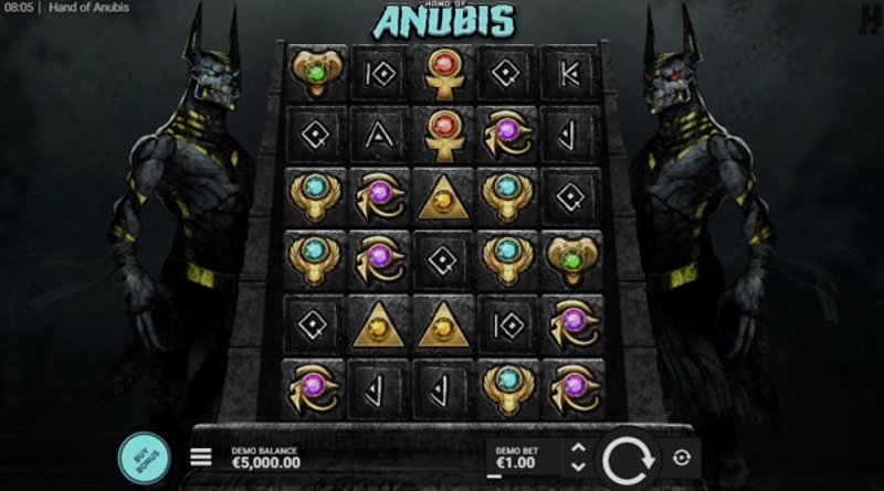 Играть Hand of Anubis от Hacksaw в казино 1Win