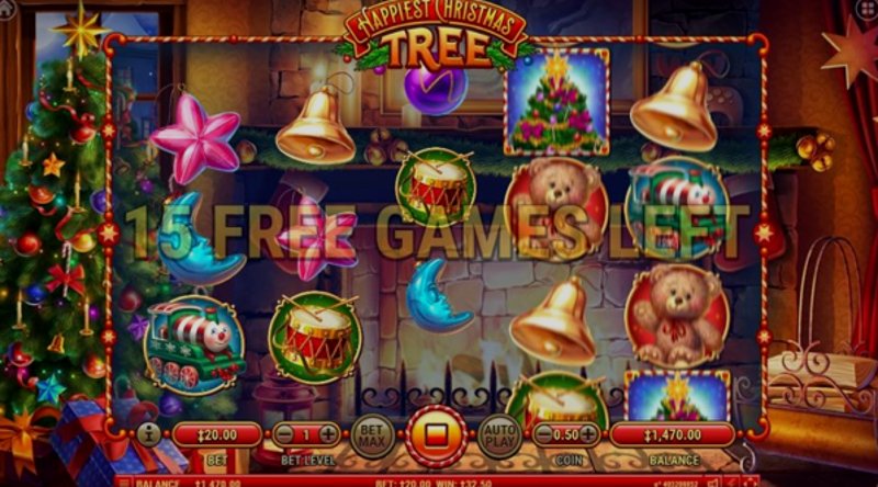 Играть Happiest Christmas Tree от Habanero в казино 1Win