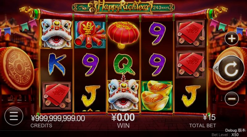 Играть Happy Rich Year от Cq9 в казино 1Win