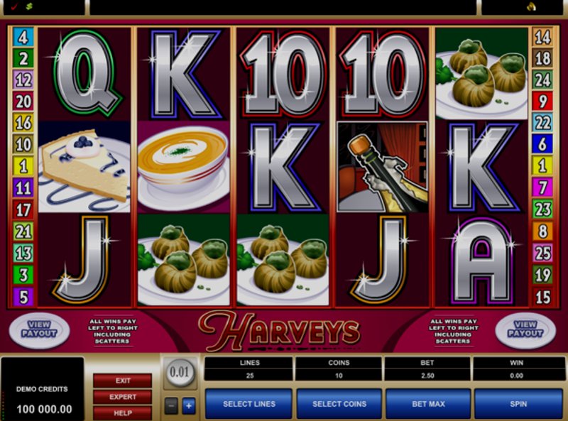 Играть Harveys от Microgaming в казино 1Win