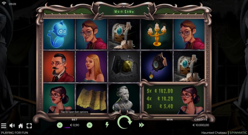 Играть Haunted Chateau от Spinmatic в казино 1Win