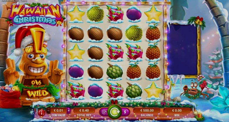 Играть Hawaiian Christmas от Gameart в казино 1Win
