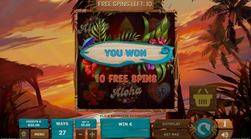 Играть Hawaiian Fever от Tomhorngaming в казино 1Win