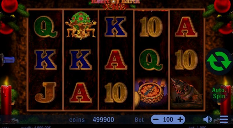 Играть Heart of Earth Xmas от Swintt в казино 1Win